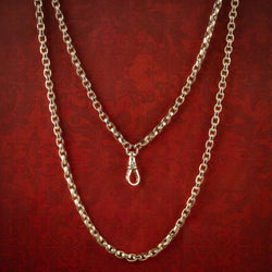 Antique Victorian Guard Chain 9ct Gold
