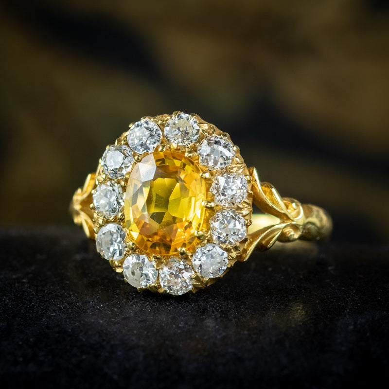 6ct Yellow Sapphire Designer Statement Ring – Archariel