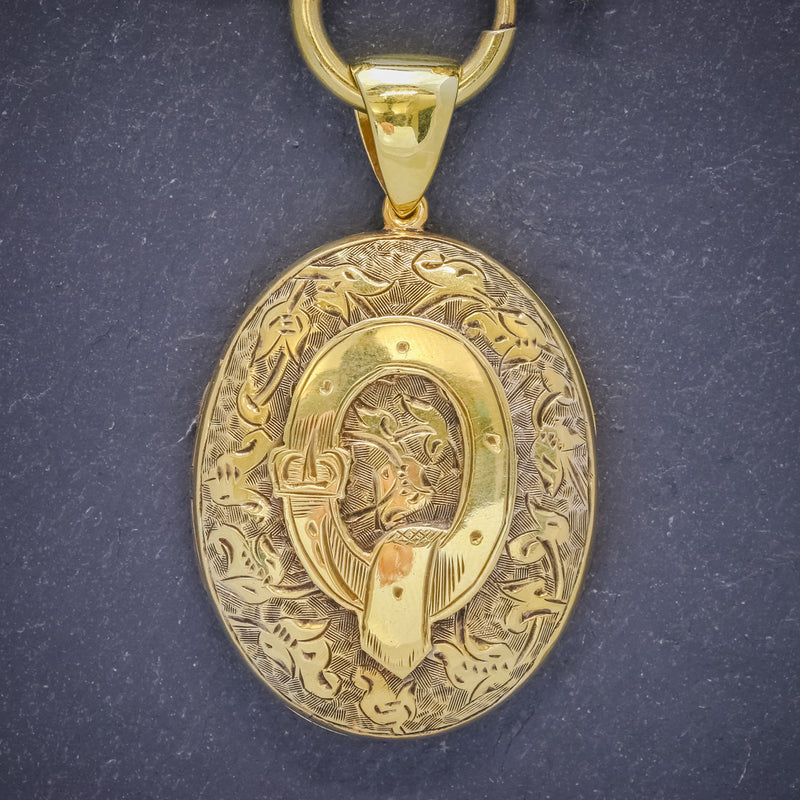 ANTIQUE VICTORIAN LOCKET COLLAR NECKLACE 18CT GOLD ON SILVER CIRCA 1880 LOCKET