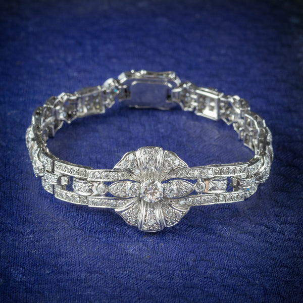  Diamond Bracelet Platinum 0.60ct Diamond cover
