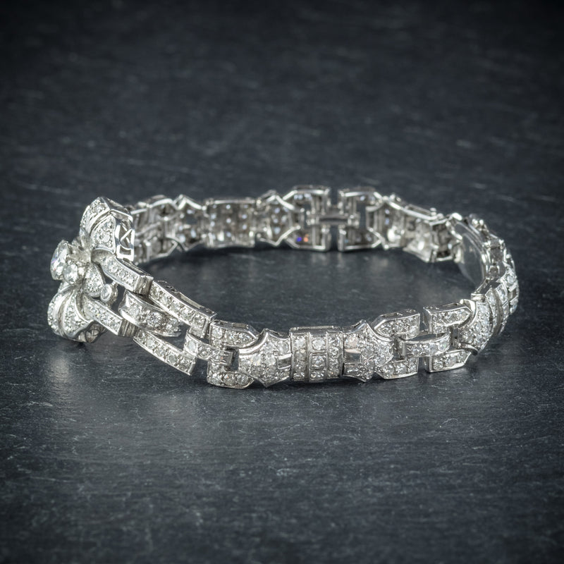  Diamond Bracelet Platinum 0.60ct Diamond side