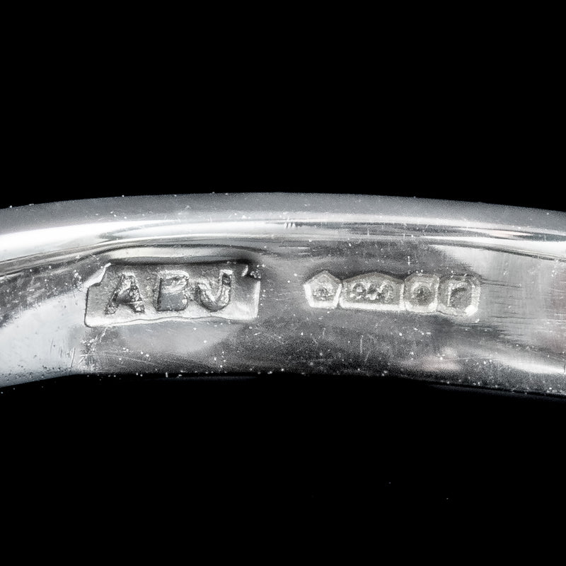 Diamond Cluster Ring 0.80ct Vs1-D Colour Diamond With Cert