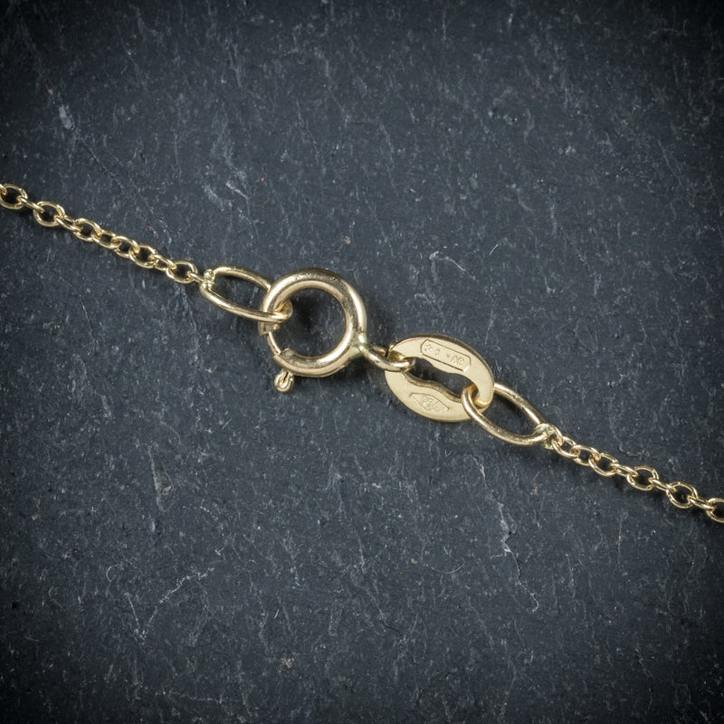 Diamond Bumble Bee Pendant Necklace Sapphire Ruby 18ct Gold clasp