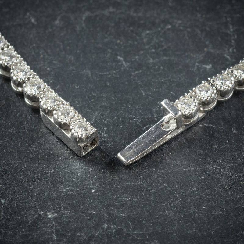 Diamond Necklace 18ct White Gold