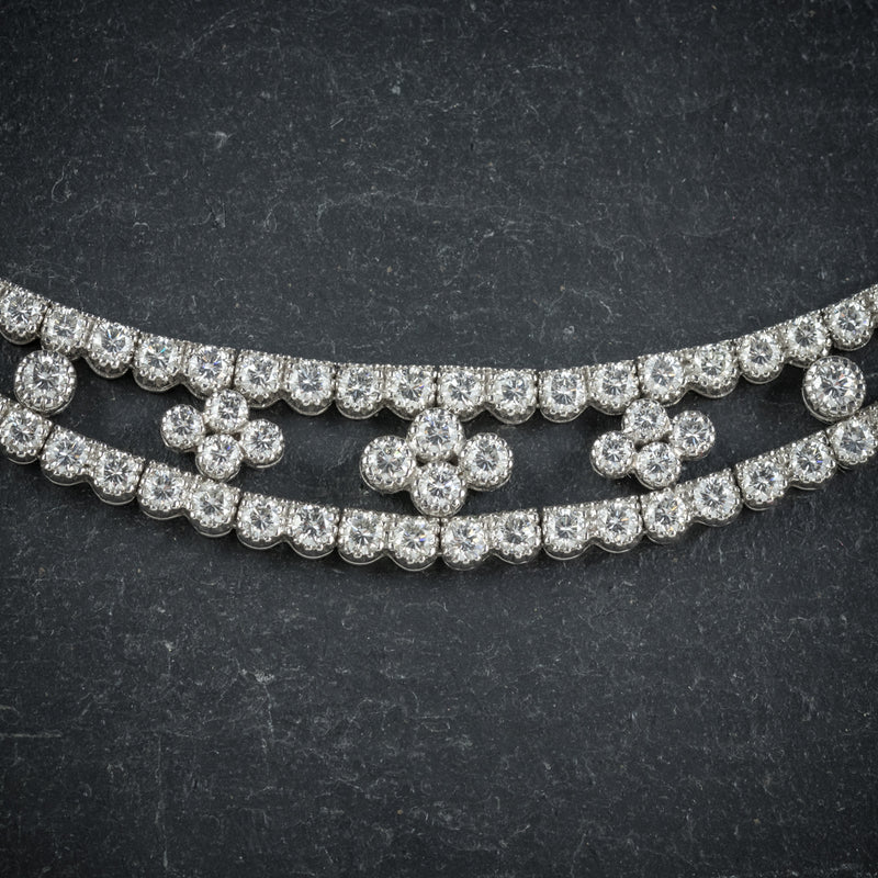 Diamond Necklace 18ct White Gold