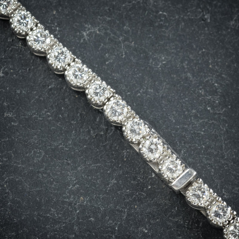 Diamond Necklace 18ct White Gold