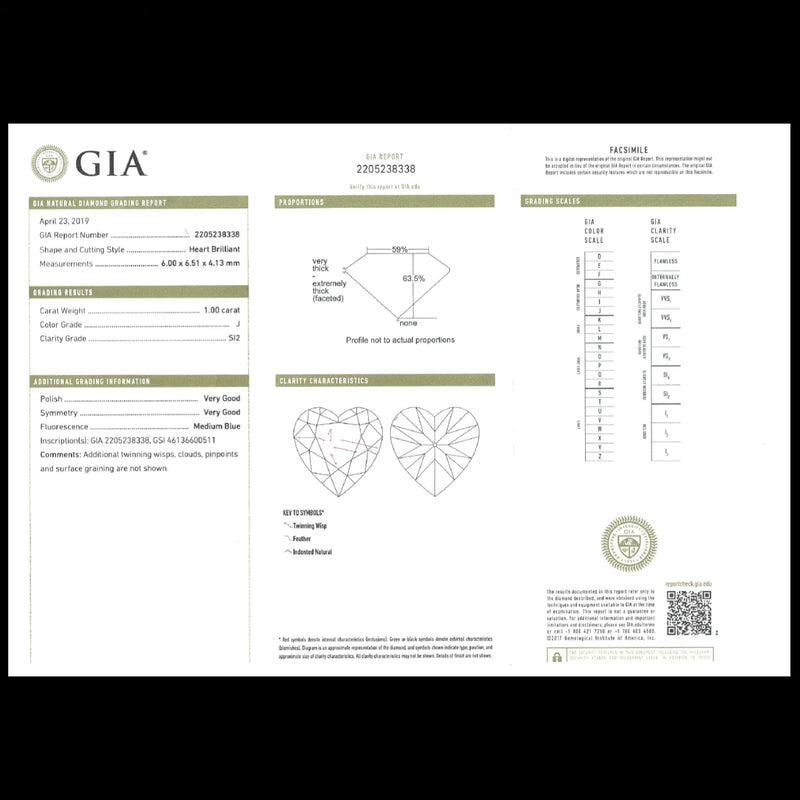 Edwardian Style Diamond Heart Ring 1ct Heart 1.4ct Total With Cert