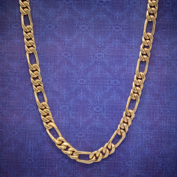SOLID SILVER CHAIN 14CT YELLOW GOLD GILDED LINK NECKLACE COVER