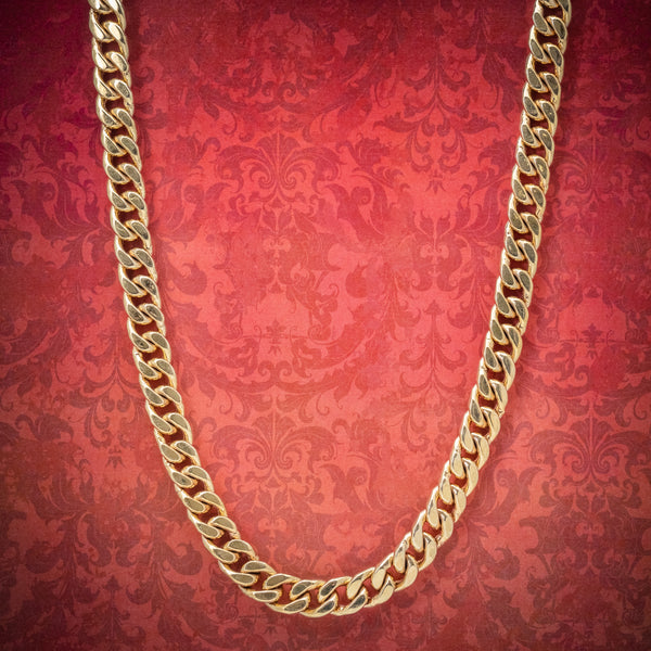Solid Silver Chain 14ct Yellow Gold Plated Necklace cover
