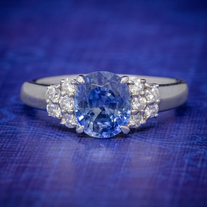 Cornflower ceylon discount sapphire rings