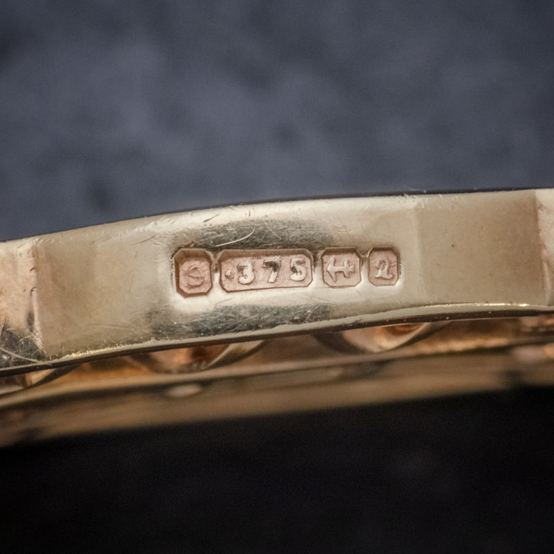 Vintage Gate Bracelet 9ct Gold Heart Padlock Circa 1965 HALLMARKS