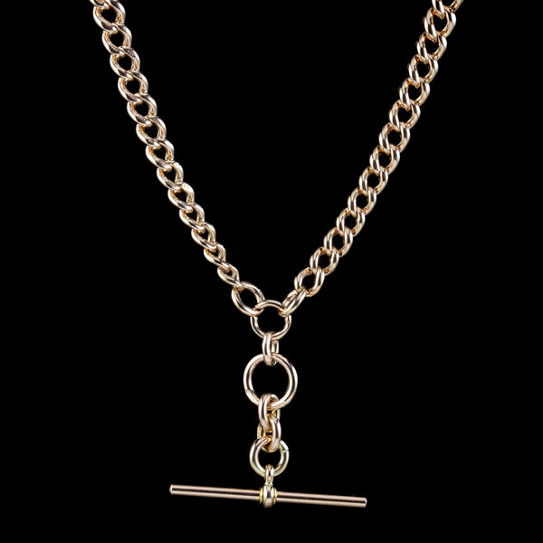 Antique Victorian Albert Chain 9ct Gold