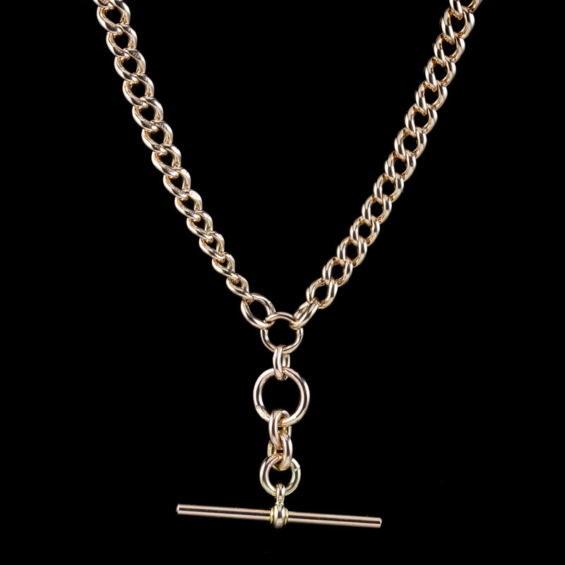Antique Victorian Albert Chain 9ct Gold