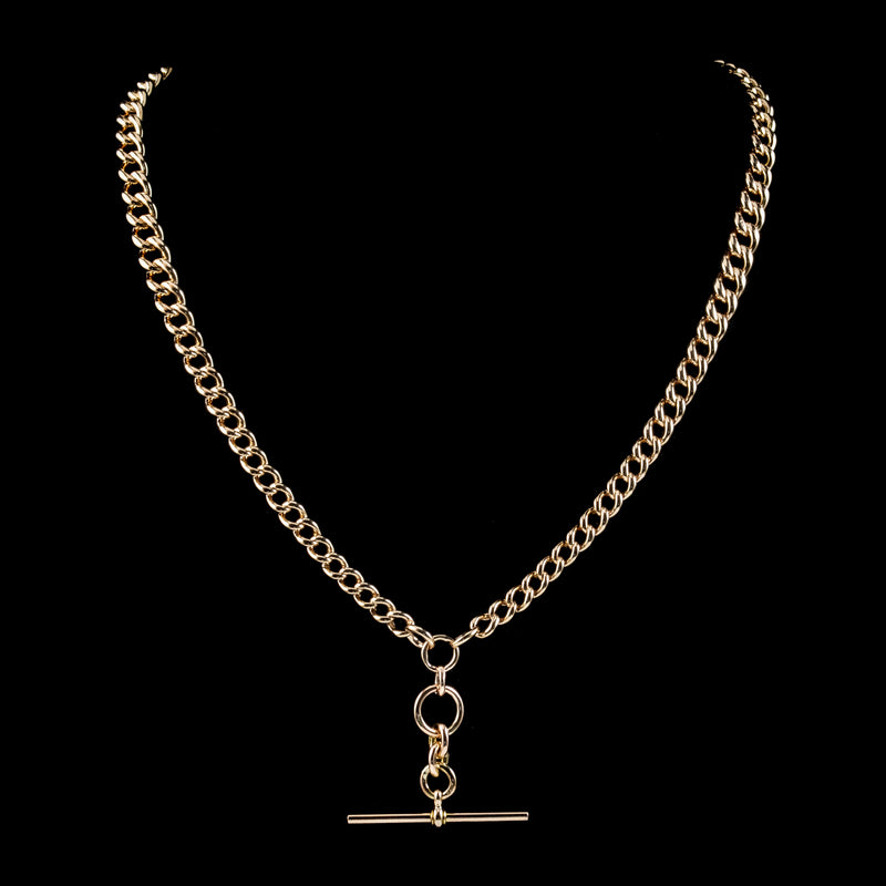 Antique Victorian Albert Chain 9ct Gold