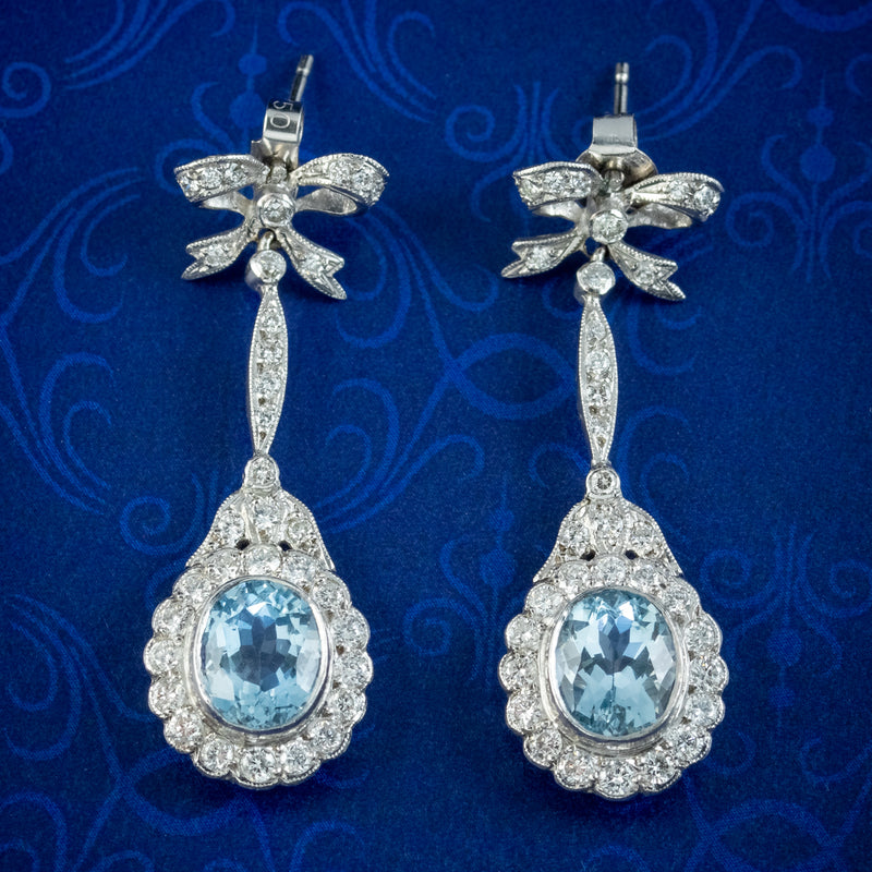 Gold Plated Silver Aqua Chalcedony Gemstone Earrings-Triangular – Milina  London