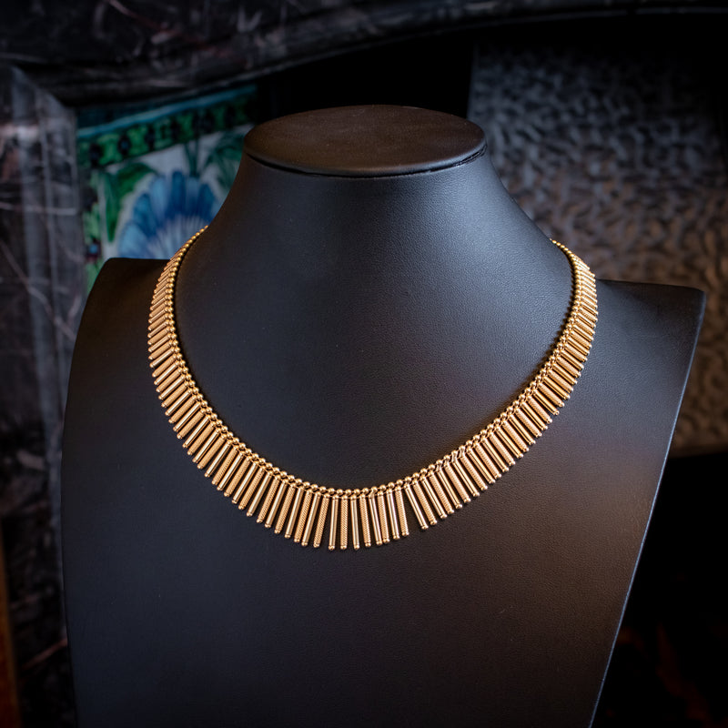 9ct gold best sale cleopatra necklace