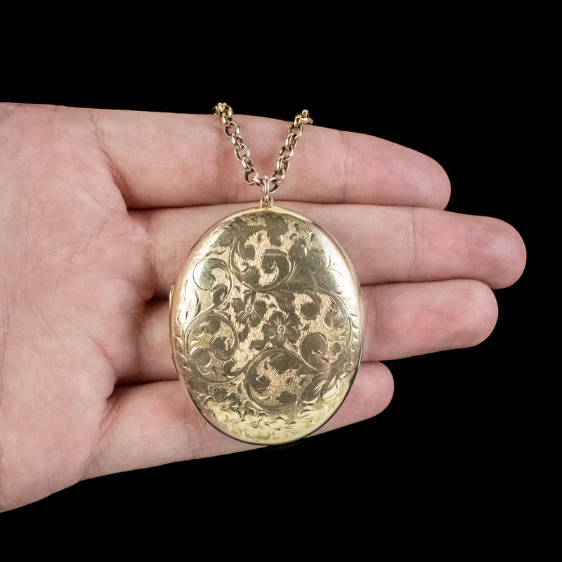 9ct gold sales photo locket